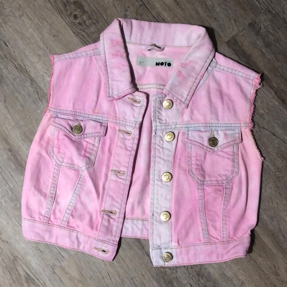 Jackets & Coats Denim Crop Vest Poshmark